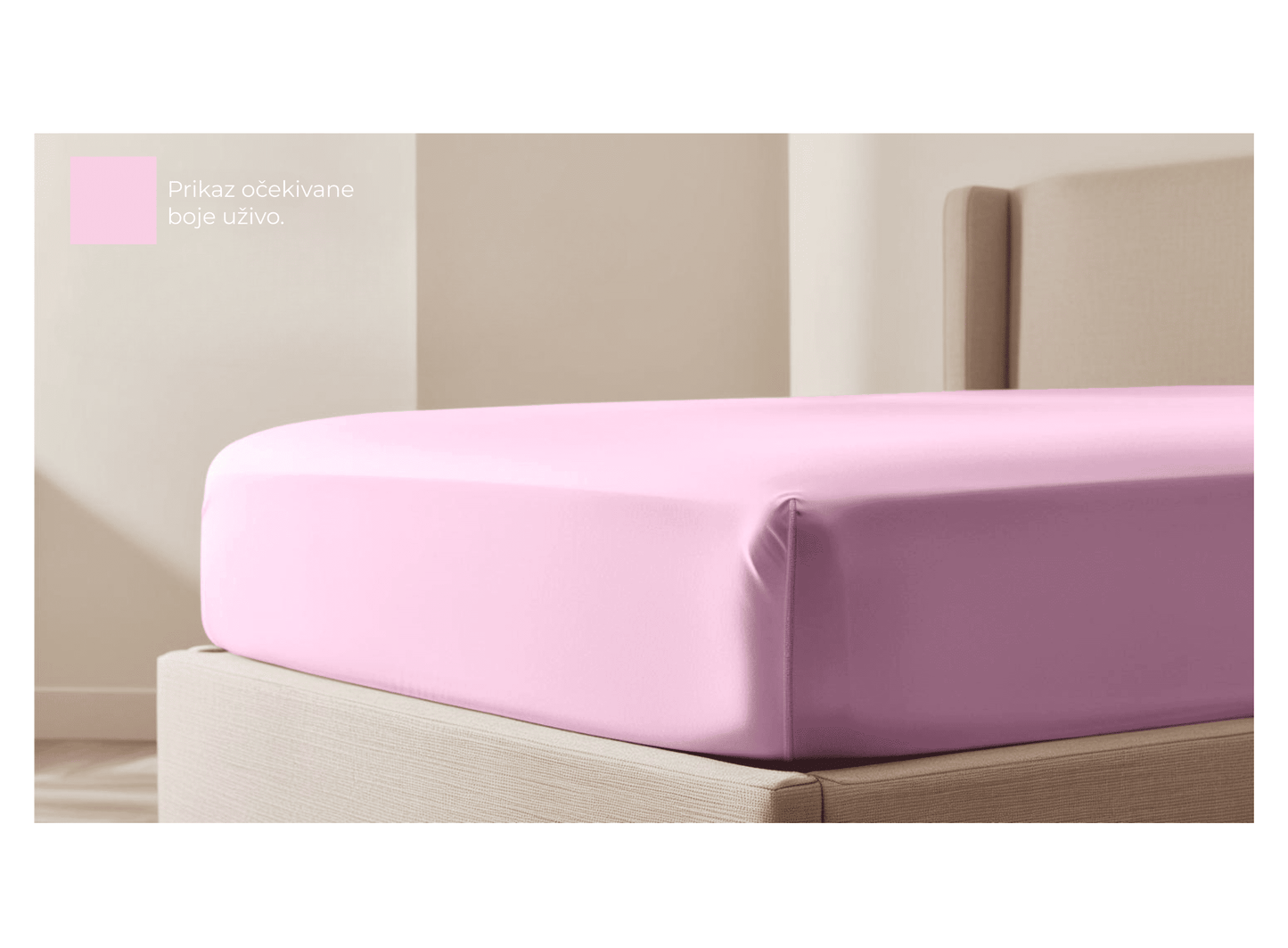 Čaršaf sa lastišom roze