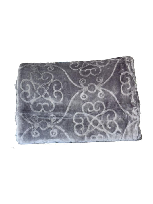 Ćebe mikrofiber sivo