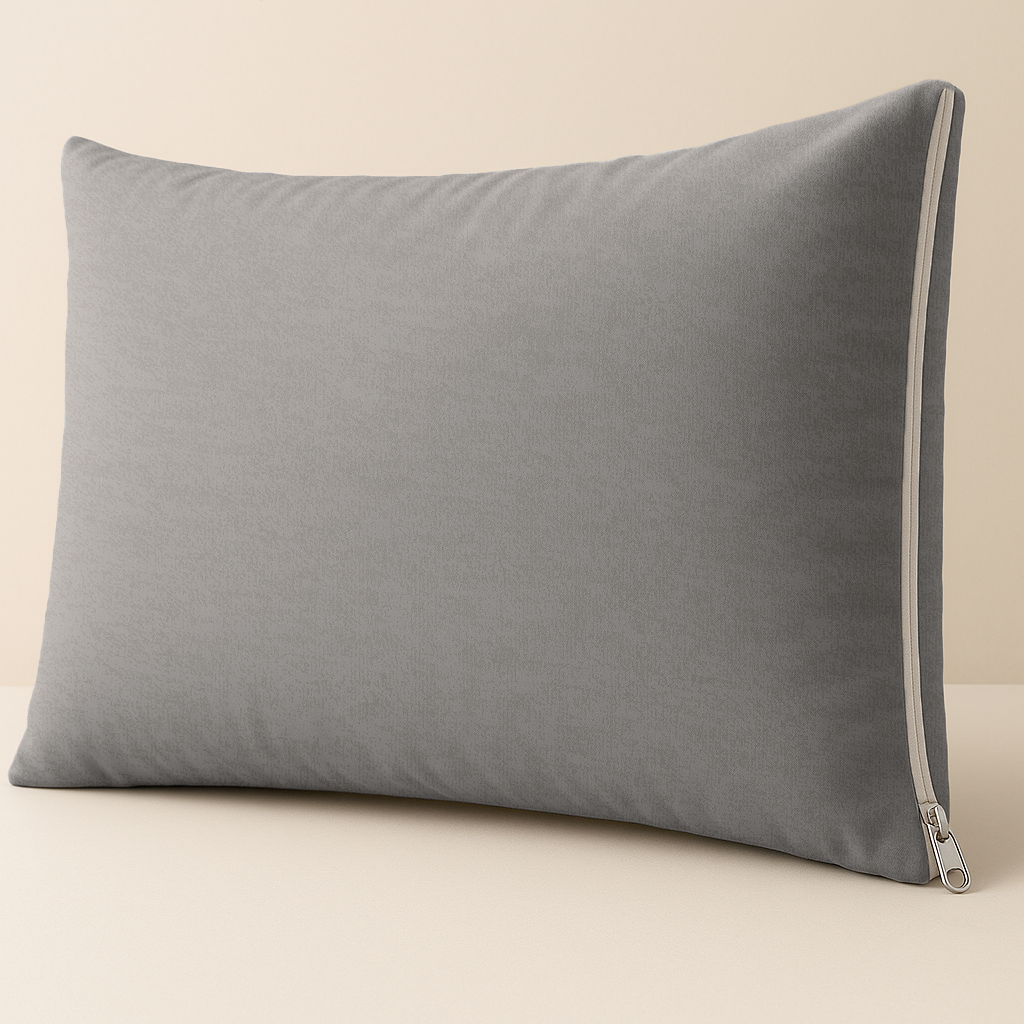 Jastučnica sa rajsferšlusom tamno siva